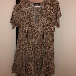 Lulu’s cheetah shift dress